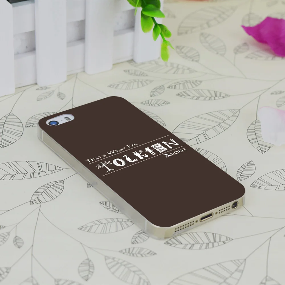 C2342 What I'm Tolkien About Transparent Hard Thin Case Skin Cover For Apple IPhone 4 4S 4G 5 5G 5S SE 5C 6 6S Plus |
