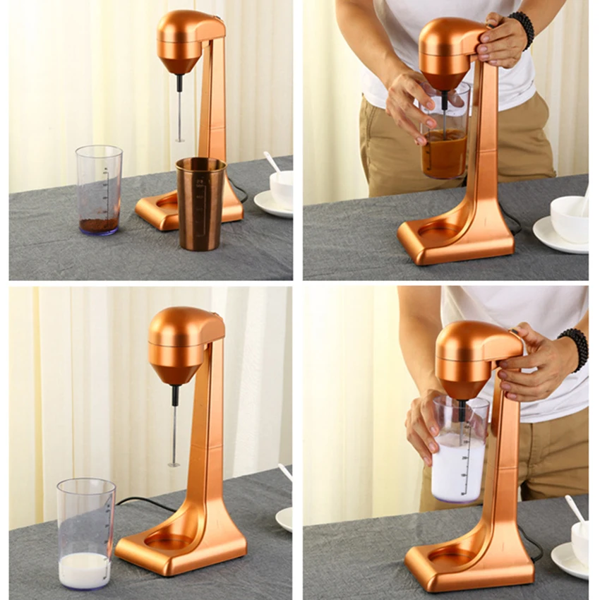 Портативный Электрический вспениватель молока миксеры для блендер кофе аппарат