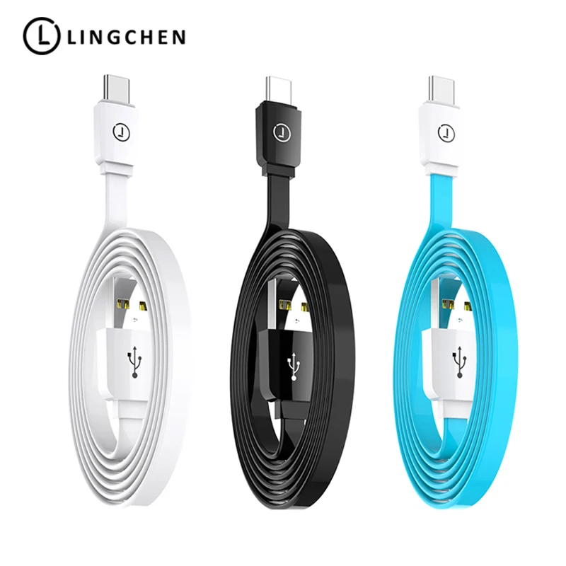 USB C Type кабель LINGCHEN для Galaxy S9 S8 Note 8 стандартный зарядного устройства Xiaomi 6 Mi5 Huawei P10 P9