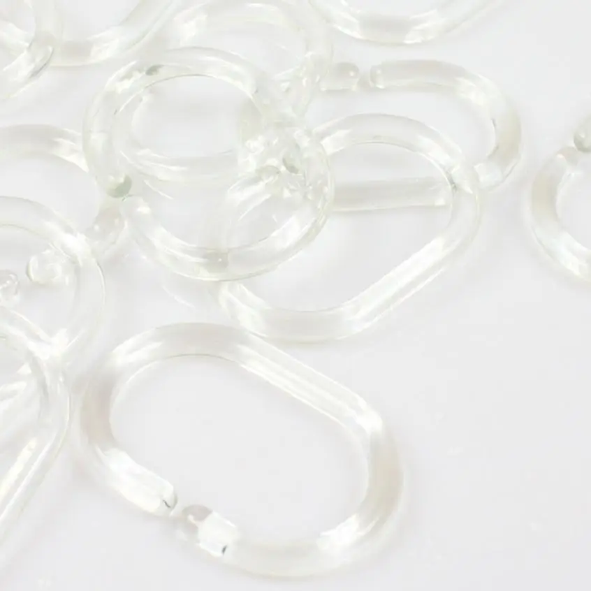 Новые занавески для душа кольца 12 шт. набор колец прозрачные Занавески Из