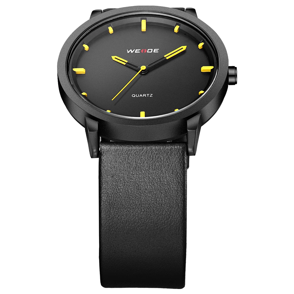 WEIDE часы мужские Reloj аналоговые кварцевые водонепроницаемые подлинный ремешок