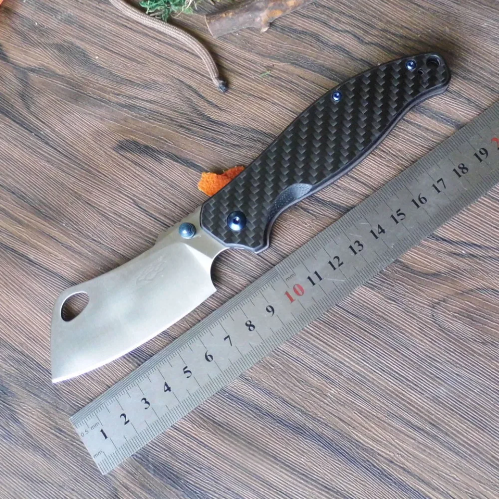Ganzo G7551 F7551 440C 58-60HRC G10 или углеродного волокна ручка складной Ножи для выживания на природе, для кемпинга, Нож карманный тактический EDC