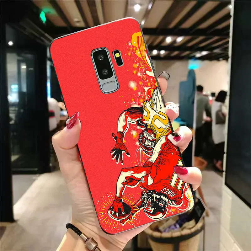 Yinuoda чехол для телефона NFL Atlanta Falcons samsung Galaxy Note4 5 9 A7 A8 (2018) A9 мягкий из ТПУ с узором