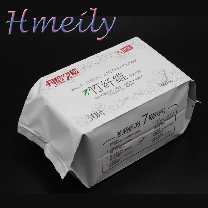 3 упаковки 90 шт. анион санитарные бамбуковые волокна прокладки для трусов