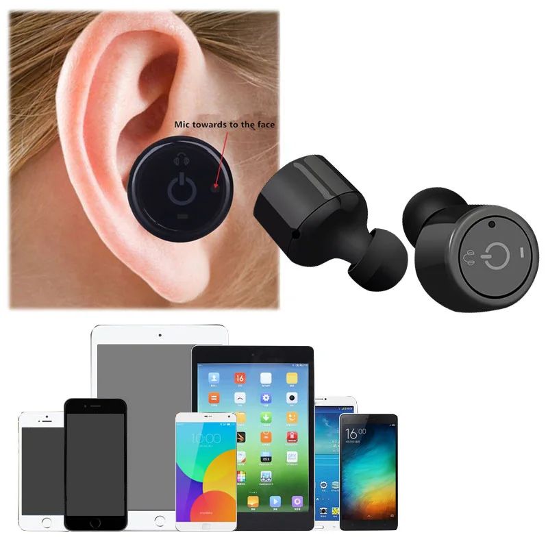 Спортивные Bluetooth наушники в ухо 4 2 X1T стерео музыка Беспроводные с микрофоном бас