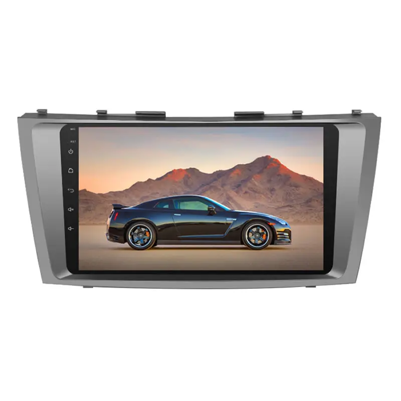 Автомобильный медиаплеер LEEWA 9 дюймов большой HD экран Android 6 0 четыре ядра GPS Navi