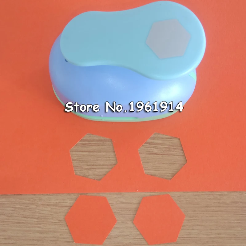 33mm hexagon punch diy craft hole puncher for scrapbooking punches eva maker Kids scrapbook paper cutter Embossing sharper | Дом и сад