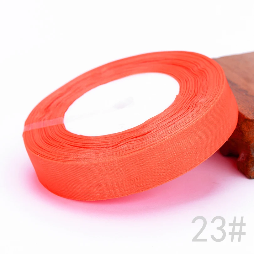 (50 yards/lot) 20mm Organza Ribbons Bow Wedding Decoration Lace Crafts Apparel Sewing Fabric DIY Gift | Дом и сад