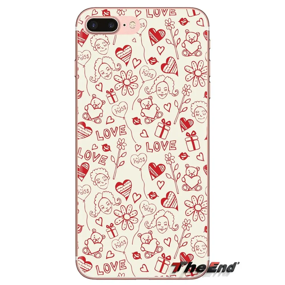 Для LG Spirit Motorola Moto X4 E4 E5 G5 G5S G6 Z Z2 Z3 G2 G3 C Play Plus мини текстуры сердце прозрачные мягкие