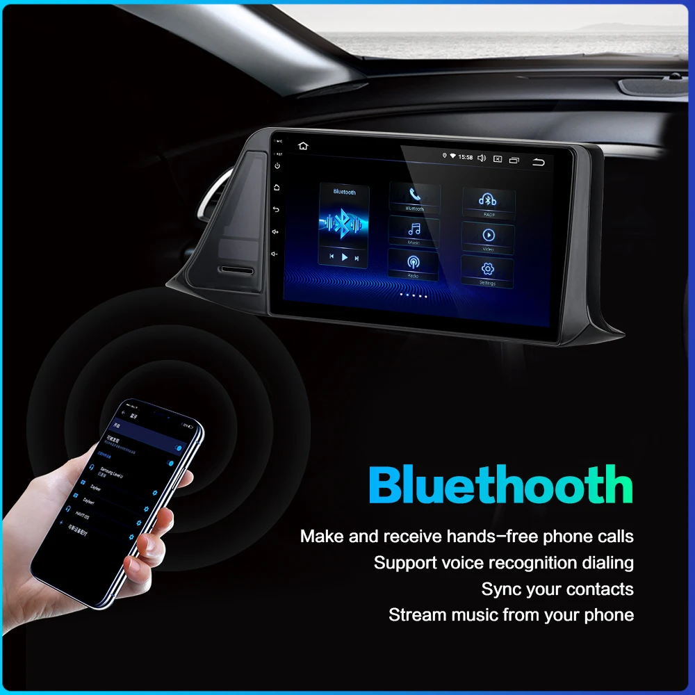 ZaiXi " Android автомобильный мультимедийный gps аудио Радио стерео для Toyota CHR CH-R RHD~ стиль навигации NAVI BT