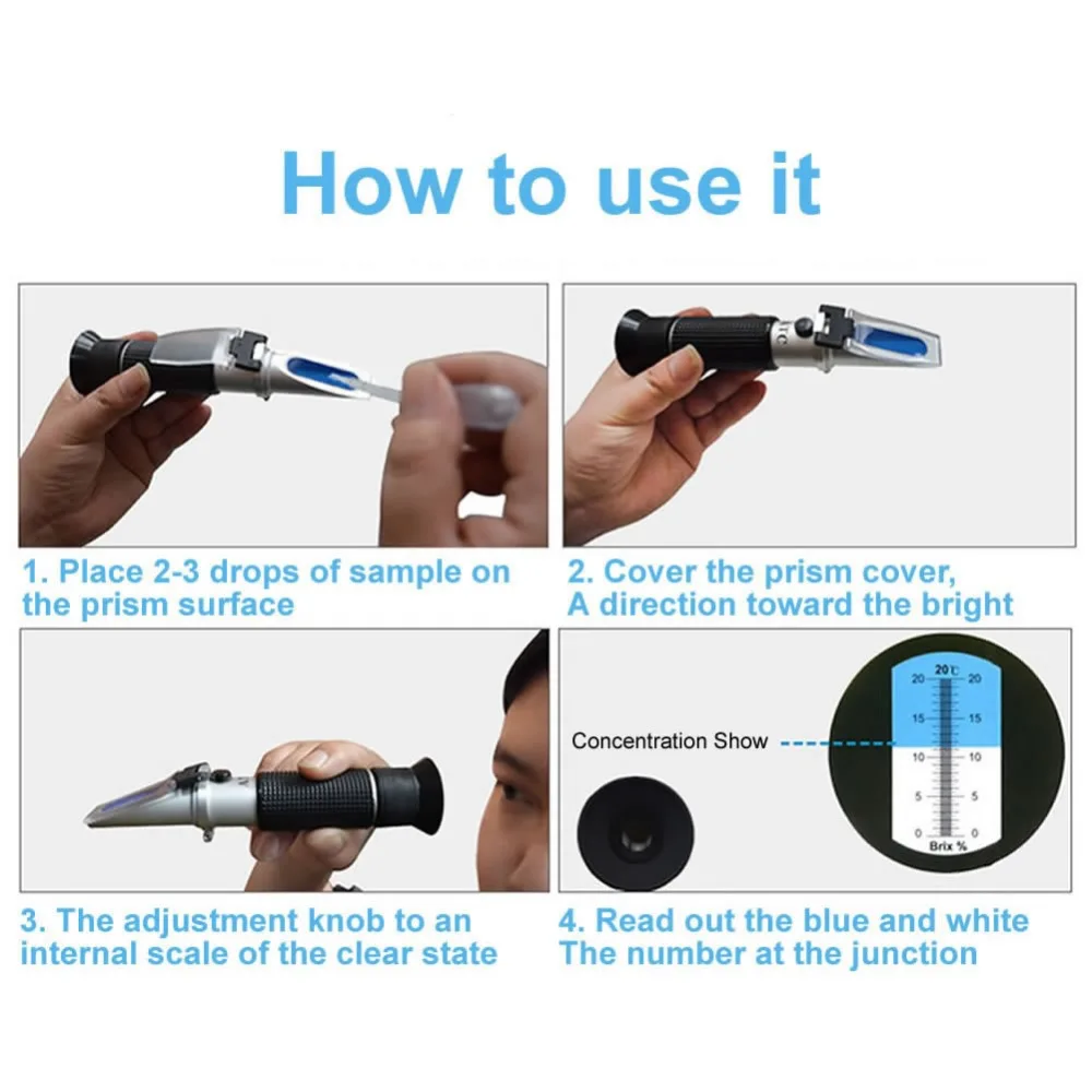 Портативный рефрактометр для домашних питомцев с кошачьим рефрактометром