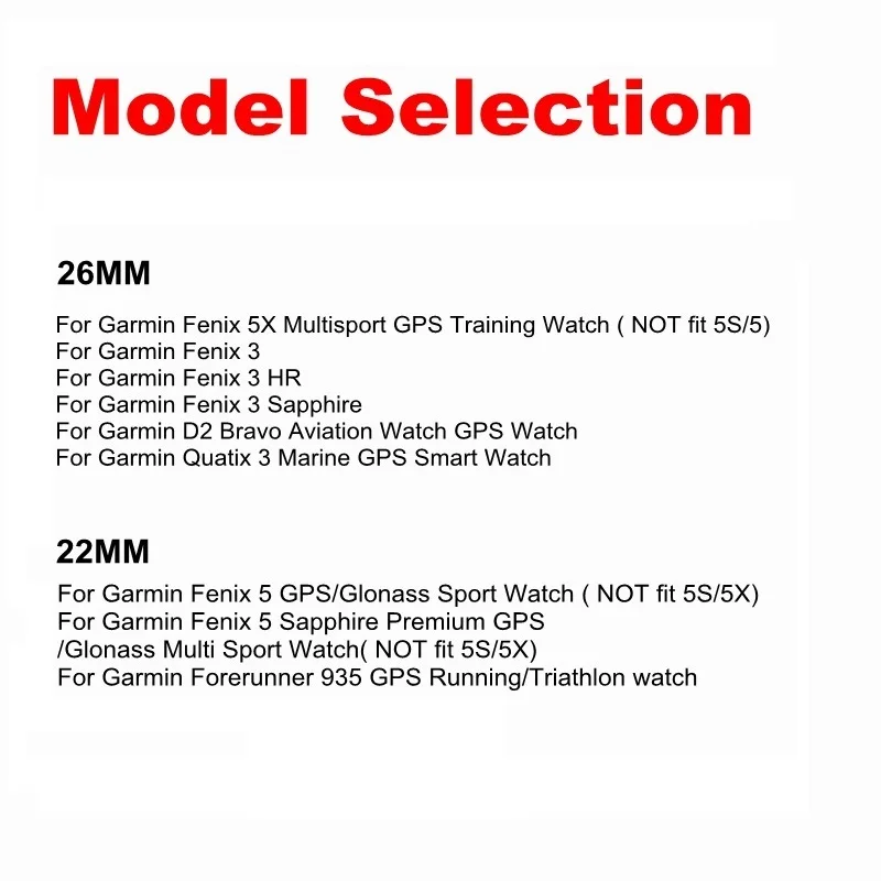 22 мм 26 мм ремешок для часов из нержавеющей стали Quick Fit ремешок для Garmin Fenix 5X Plus Fenix 3 3HR спуск MK1 Fenix 5 Plus motion ремешок