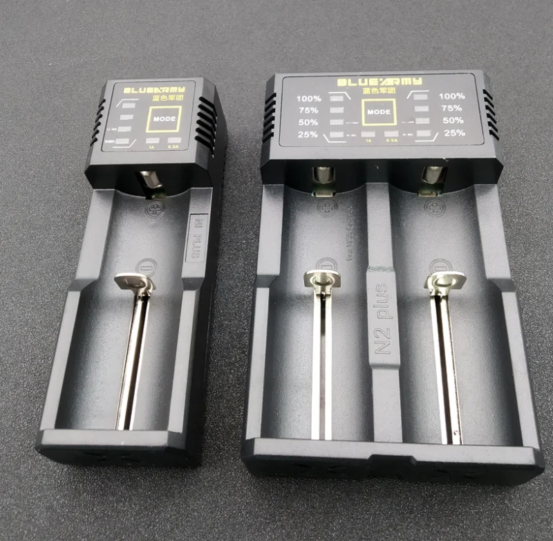 Новинка зарядное устройство N1 N2 Plus 18650 Li Ion для 14500 16340 26650 AAA AA Smart USB выход функция