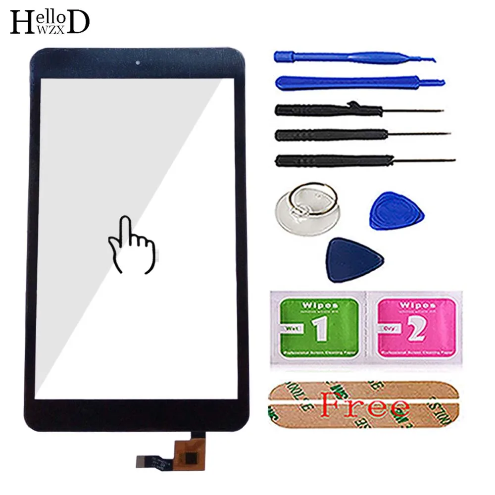 " сенсорный дигитайзер для Alcatel One Touch POP 8 P320X P320 сенсорный экран Сенсорная панель объектив сенсорный экран инструменты 3 м клей салфетки