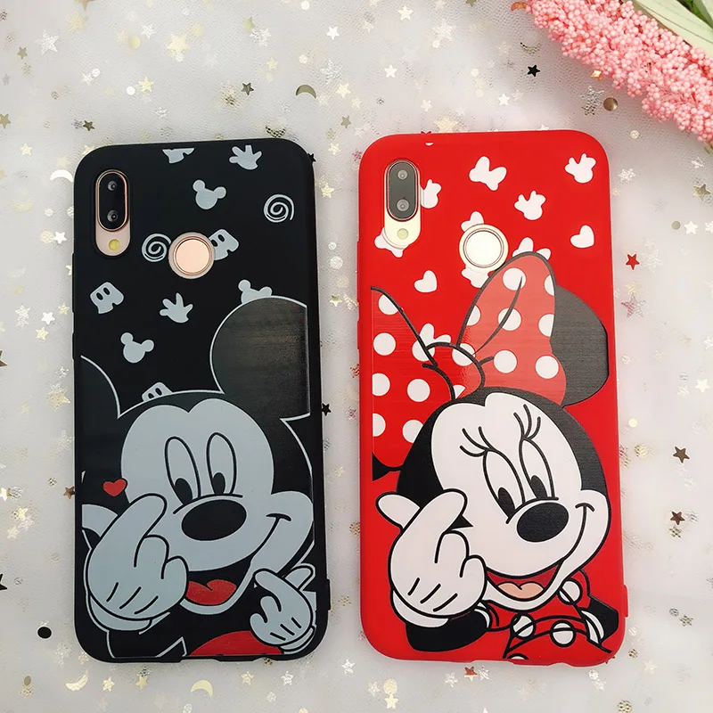 Милый мягкий мультяшный чехол из ТПУ для Huawei P20 P8 P9 P10 P Smart Plus Mate 10 20 lite Mini Pro Honor 7A 7C 8X