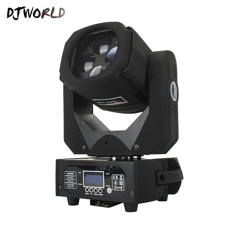 Djworld светодиодный супер луч 4x25 Вт RGBW Поворотная лампа для DJ огни дискотеки Dmx lumiere
