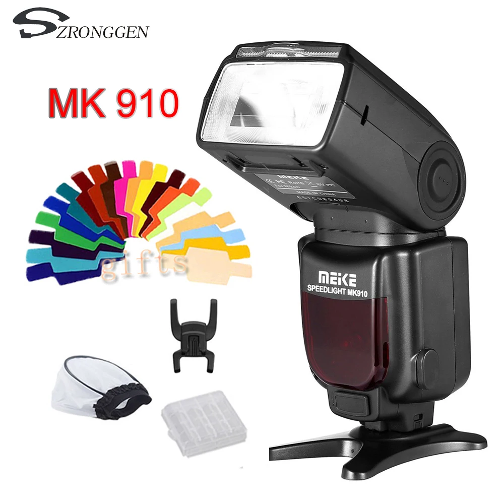 MEIKE MK-910 MK910 i-ttl флэш-Speedlite1/8000 s w бесплатным диффузором вспышки для Nikon SB900 SB800 SB600 D610 D4 D800 D7100 Df