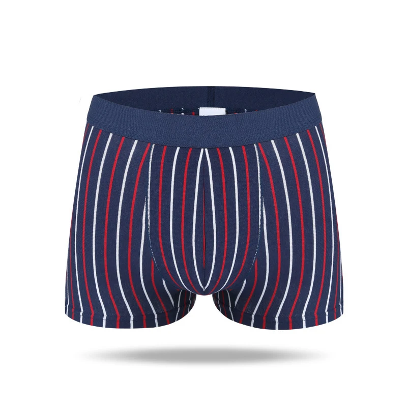 Нижнее белье мужское дышащие хлопковые трусы боксеры большого размера|Мужские