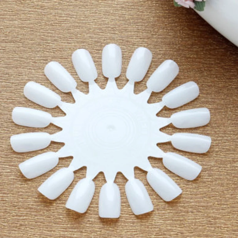 10 шт. советы для дизайна ногтей Палитра практический образец круглое колесо