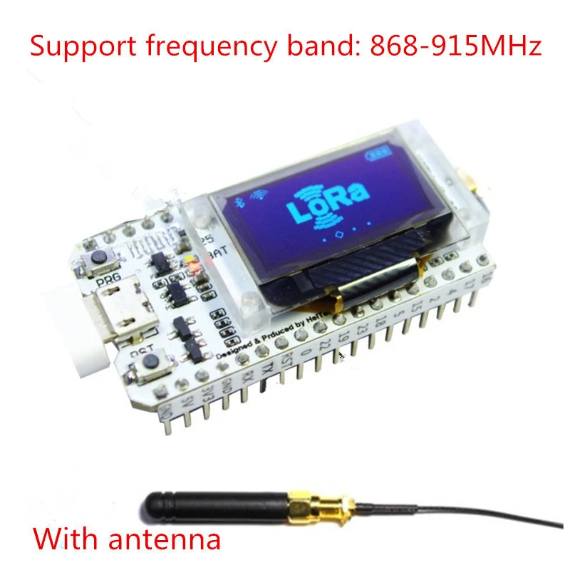 868 МГц/915 МГц LoRa ESP32 OLED Wifi SX1276 модуль IOT макетная плата с антенной для Arduino электронный Diy Kit PCB