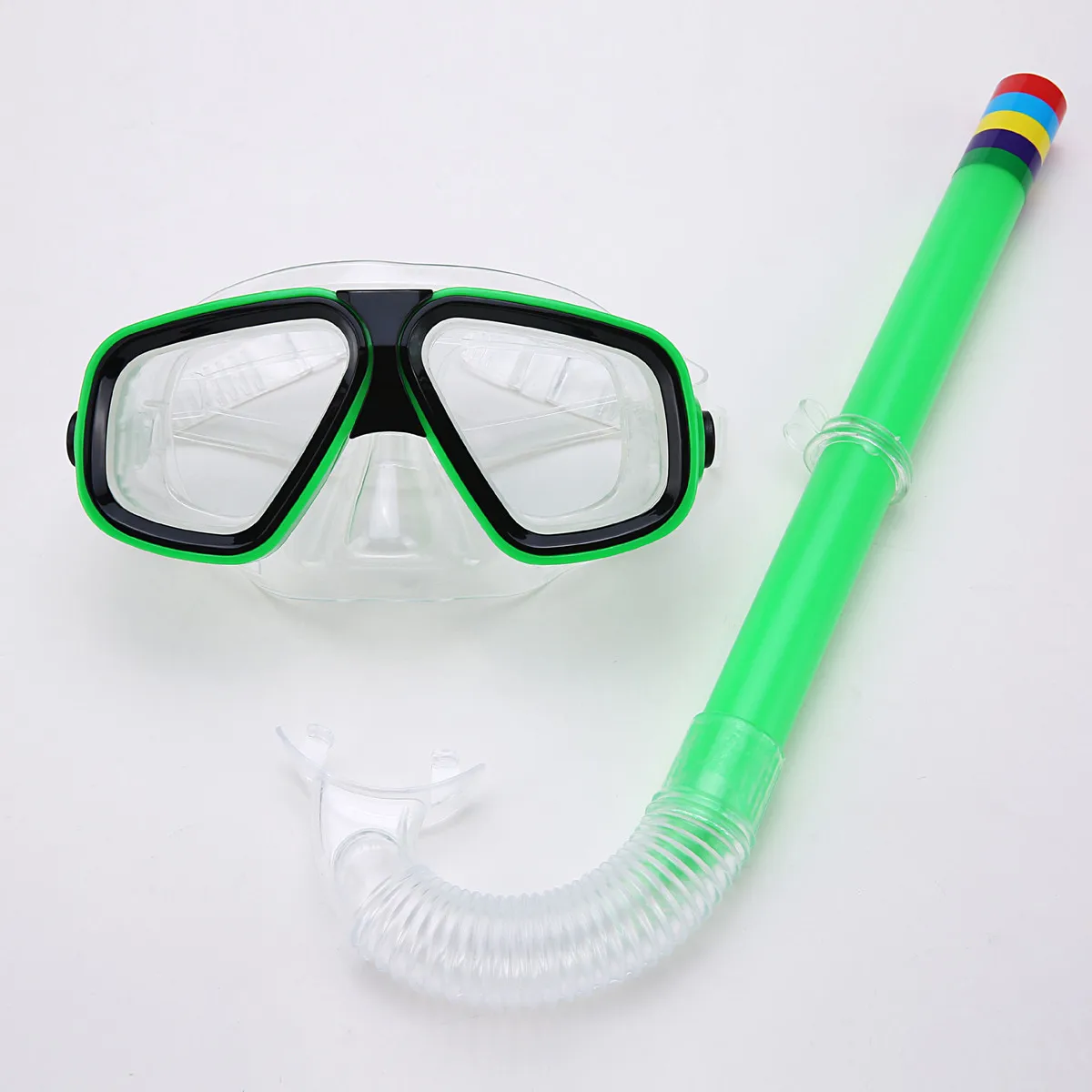 High Quality PVC Non-toxic Texture Of Material Snorkeling Children Diving Goggles Respiration Tube Suit New mask | Спорт и