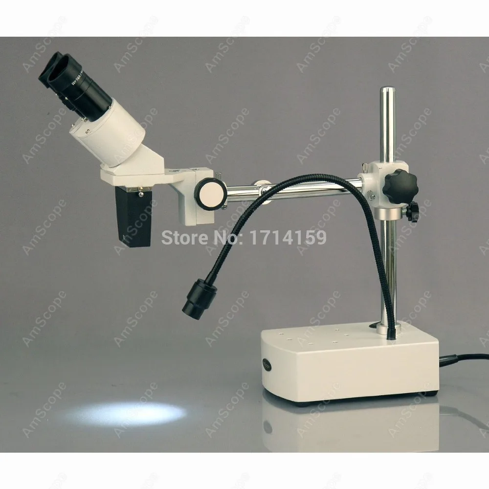 Промышленный осмотр AmScope поставки 10X 20X светодиодный бинокулярный