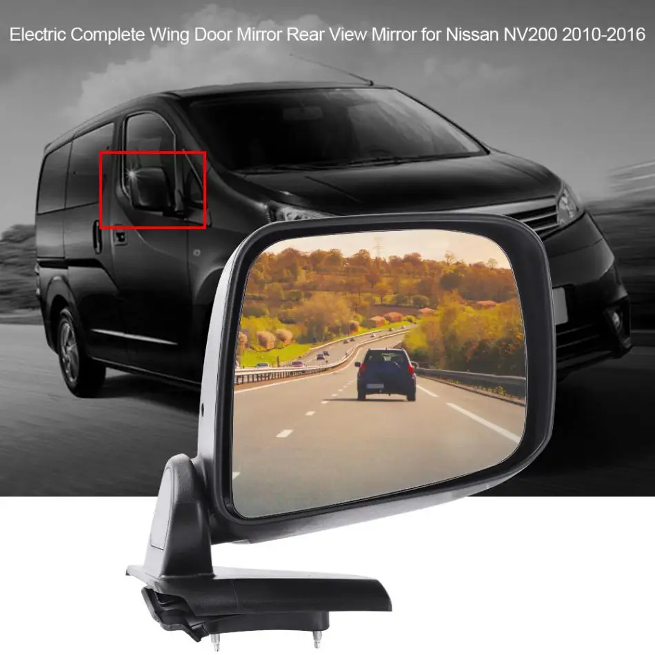 Для Nissan NV200 2010 2011 2012 2013 1 шт. Автомобильный Электрический полный крыло дверь зеркало заднего вида зеркало