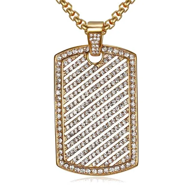 4 Хип хоп Iced Out Полный AAA кубический цирконий Тигр Роскошные мужские часы крест и череп и глаз Provi Dence кристалл кулон комбо набор - Окраска металла: 4