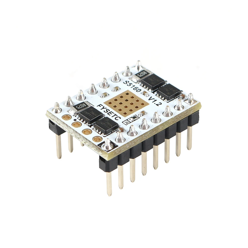 5 шт. Драйвер шагового двигателя TMC5160 V1.2 SPI S5160 бесшумный драйвер StepStick Летающий провод для F6 SKR платы VS TMC2130 части 3d принтера