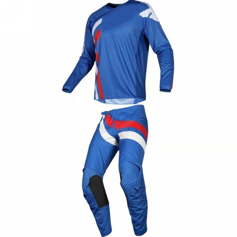 Новинка 2019 мужские синие/белые 180 Cota Dirt Bike Jersey & комплект брюк комбинированное