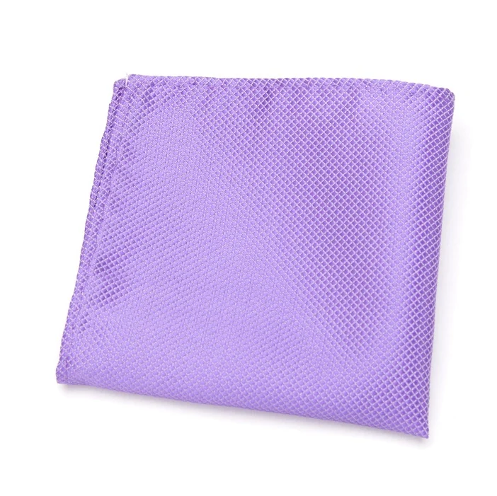 XGVOKH Cravat Fashion Pocket Square Grid Handkerchief Men Gifts Accessories Polyester Hanky Solid Color Towel Black White Tie - Цвет: LD-T1-J15