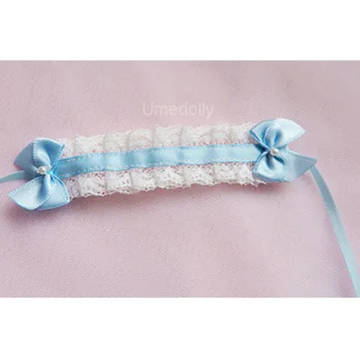 blue headwear Новое поступление 1 комплект милое платье горничной для OB11 одежды, 1/12 BJD, Obitsu 11 Аксессуары для куклы - Цвет: blue headwear