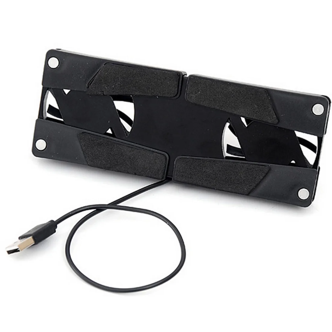 Портативный модный тонкий умный USB Вентилятор Охлаждающая подставка для ноутбука 2 вентилятора кулер Plug Play для ноутбука ПК ноутбук компьютер периферийные устройства