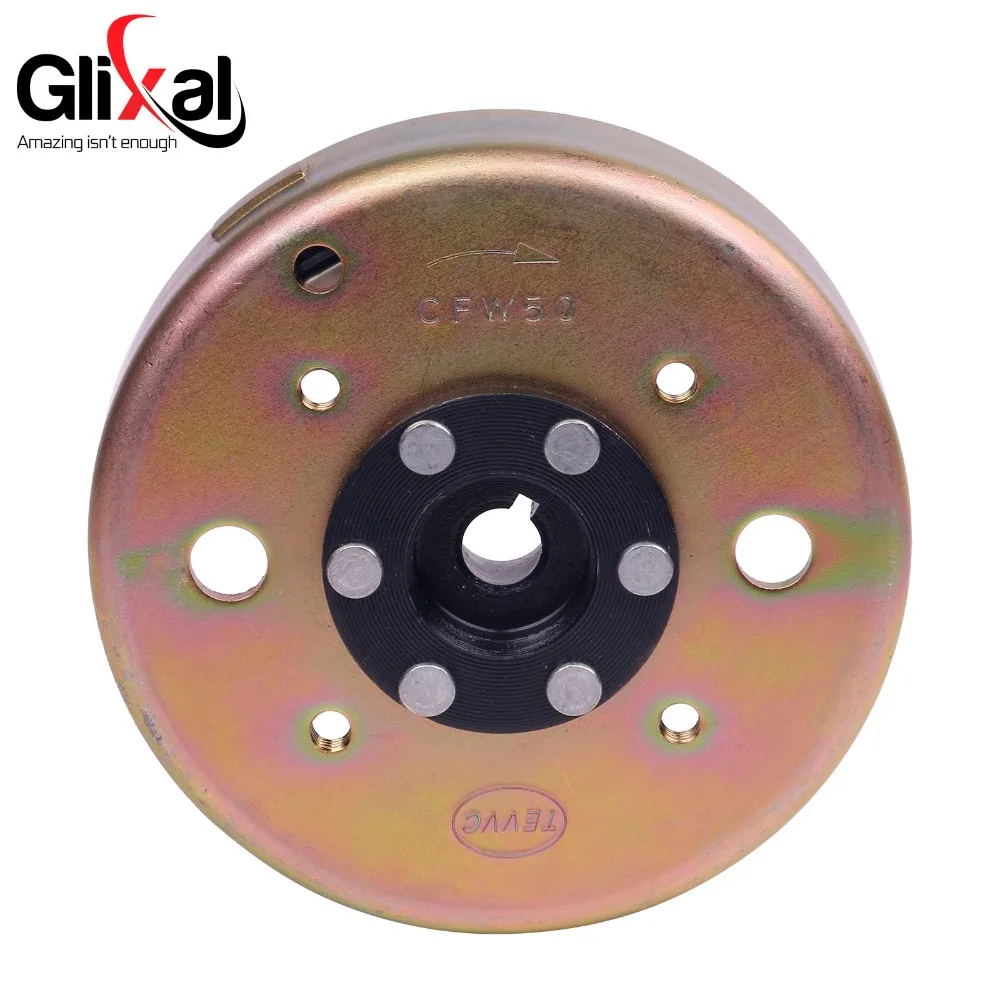 Glixal Магнето маховик ротора для GY6 49cc 50cc 139QMB 139QMA Скутер мопед ATV Go Kart двигатель (8