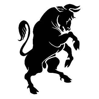 

XGS DECAL Car sticker bull 13x9.4cm car motorcycle truck ebike reflective waterproof vinyl decals