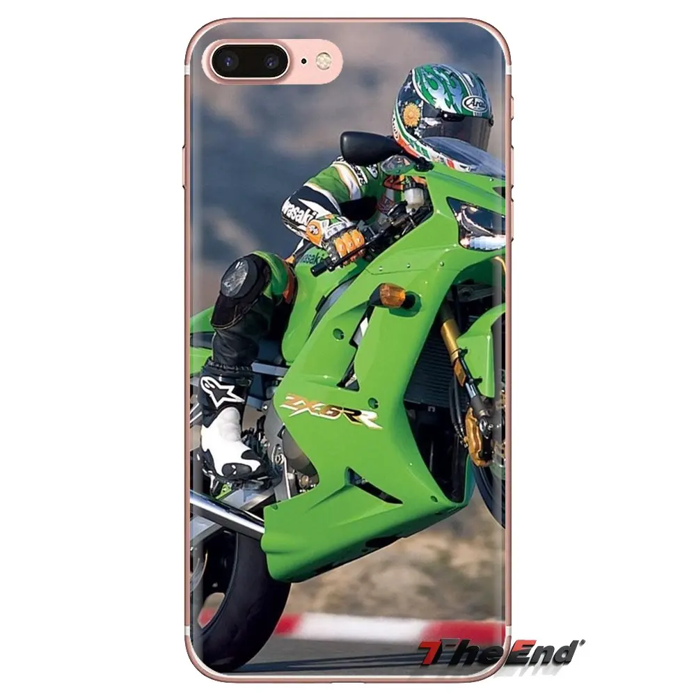 For Samsung Galaxy S3 S4 S5 Mini S6 S7 Edge S8 S9 S10 Plus Note 3 4 5 8 9 Zx6r autocycle autobike Transparent Soft Cases Covers |