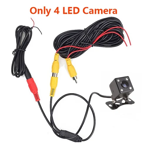 Only Rear camera Jansite 4," TFT lcd монитор автомобиля дисплей камера s Обратная камера парковочная система для автомобиля заднего вида Мониторы обратное изображение NTSC PAL - Цвет: Only Rear camera