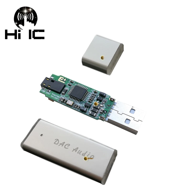 PCM2706 + TDA1305 USB портативный DAC HIFI Fever внешняя аудио карта декодер для усилителя