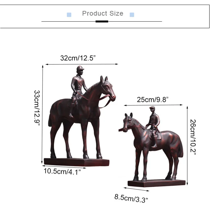 

Creative Knight Figurine Resin Craft Home Decoration Office Study Room Desktop TV Cabinet decorations Business Craft Gifts