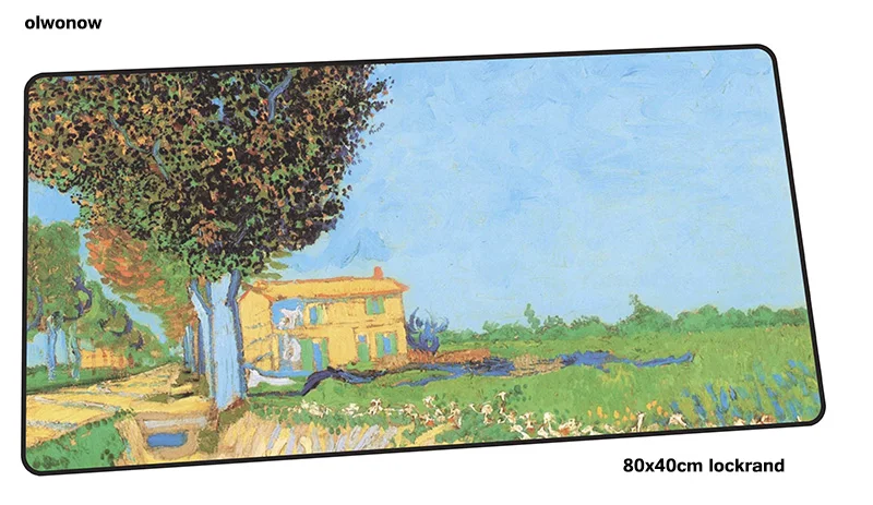 Ван Гог коврик для мыши 80x40 см Красивые коврики для мыши лучшие игровой коврик для игровой мыши на день рождения на заказ коврики для мыши Клавиатура ПК накладка
