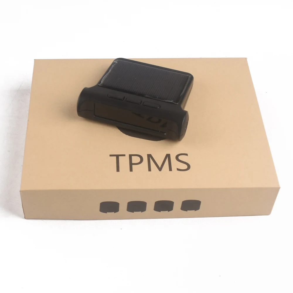 Car Tire Pressure Alarm Detection TPMS System External Digital LCD Monitor Auto Cars Safety Solar power | Автомобили и мотоциклы