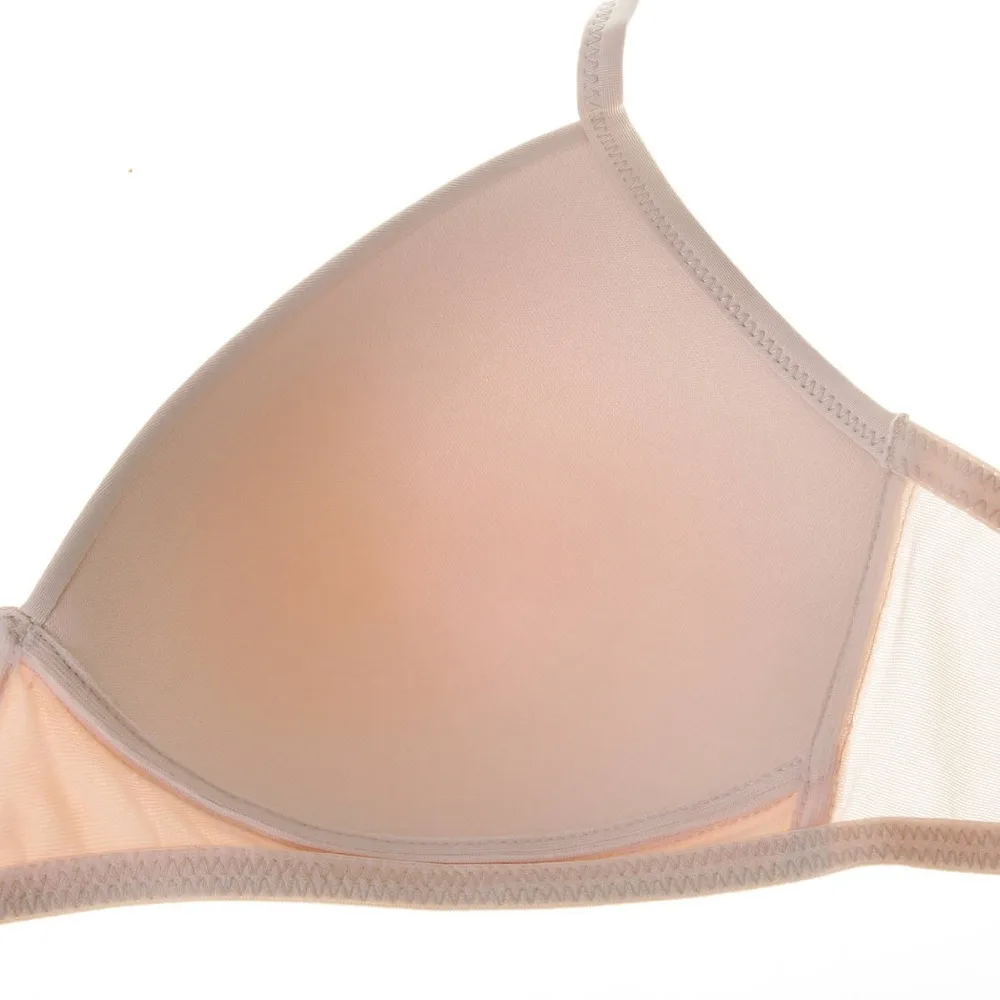 Сексуальный бесшовный бюстгальтер для сна размера плюс мягкая чашка