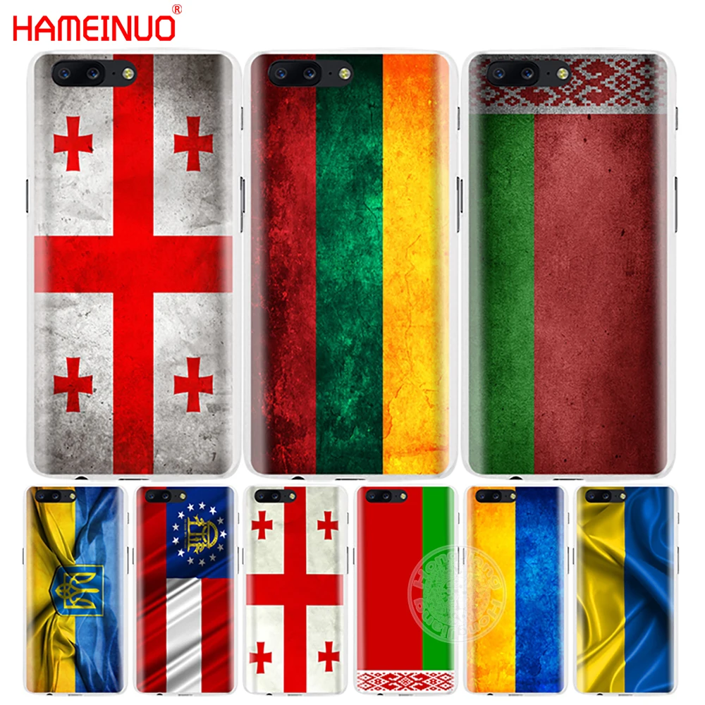HAMEINUO Флаг Грузии Литва Беларуси крышка чехол для телефона Oneplus one plus 5 т 3 2 X A3000