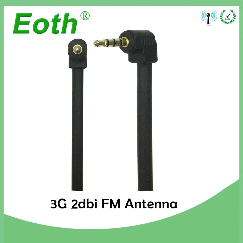 Eoth 3g антенна 2dbi 3 5 мм Jack телефон FM antena радиоантенна сотовый внешний мини