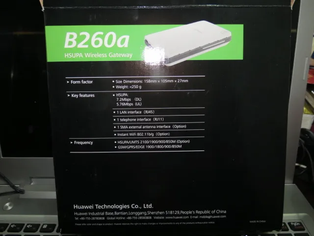 Бесплатная доставка по почте оптом huawei B260a оригинальный 3g беспроводной