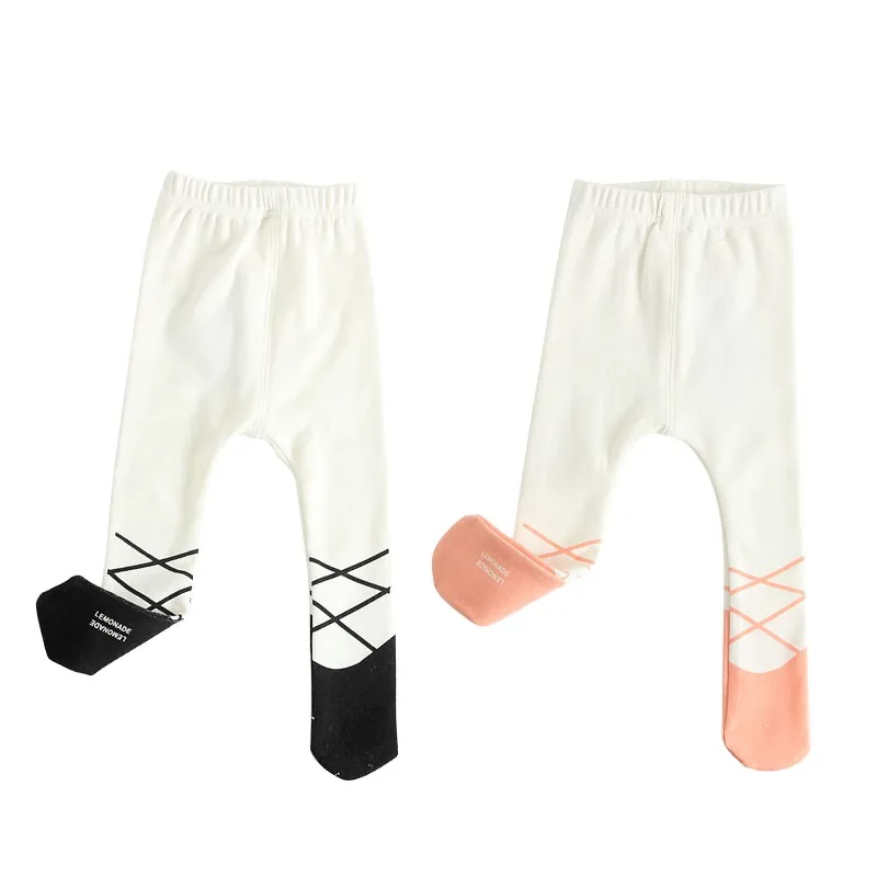 0-2y Infant Baby Girl Tight Knitted Cotton Warm Panty Solid Color Children's Tights Fashion Stocking |