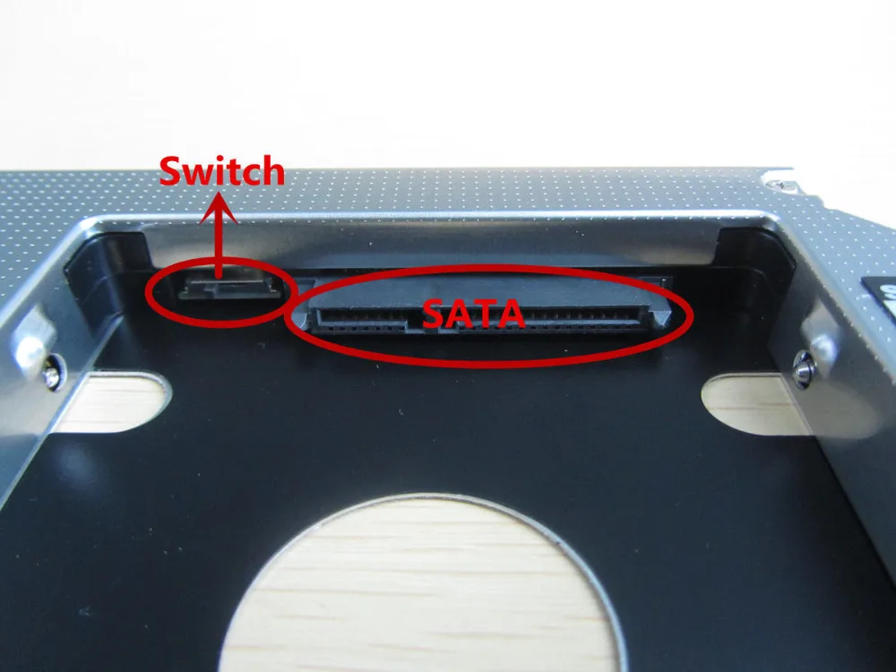 Новый 12 7 мм SATA 2nd SSD HDD Caddy WZSM для HP Pavilion DV6 dv6-6110 жесткий диск | Компьютеры и офис