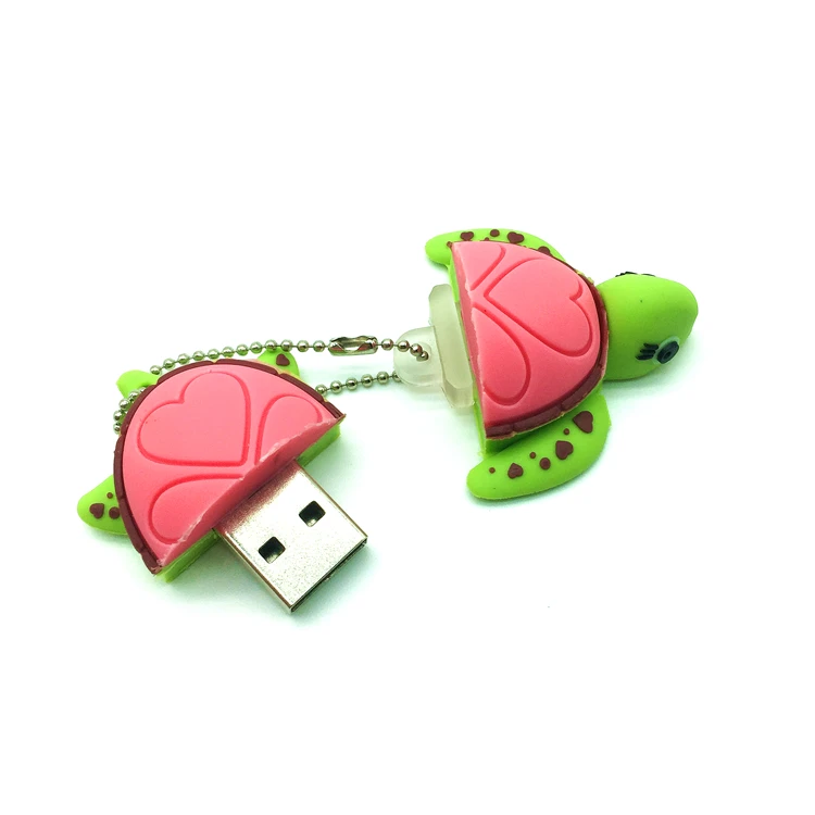 Милый USB флеш-накопитель 8 ГБ мультяшный черепаха карта памяти 32 Гб 4 64 16 морская 2 0