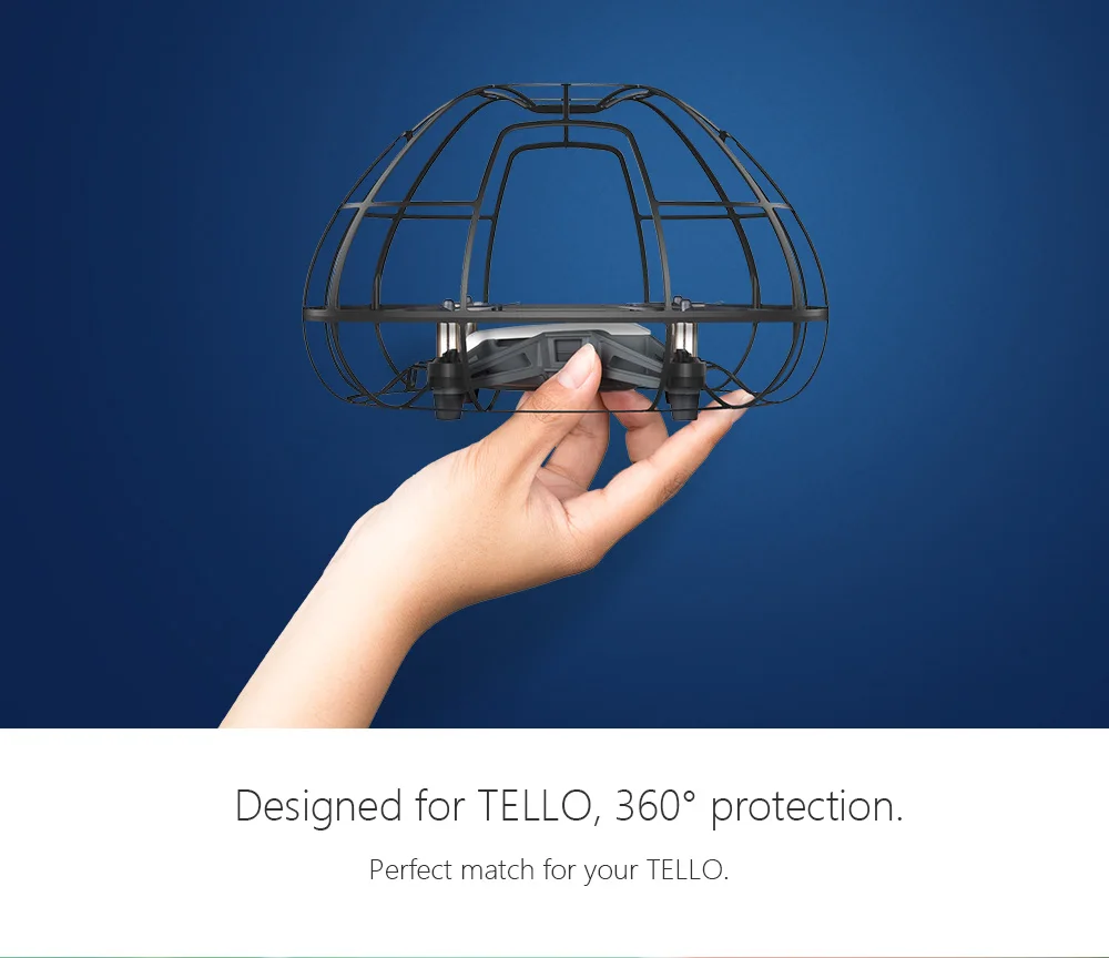 PGYTECH защита пропеллера для DJI Tello сферический защитный светильник 360 полная Защита протектор Tello аксессуары для дрона