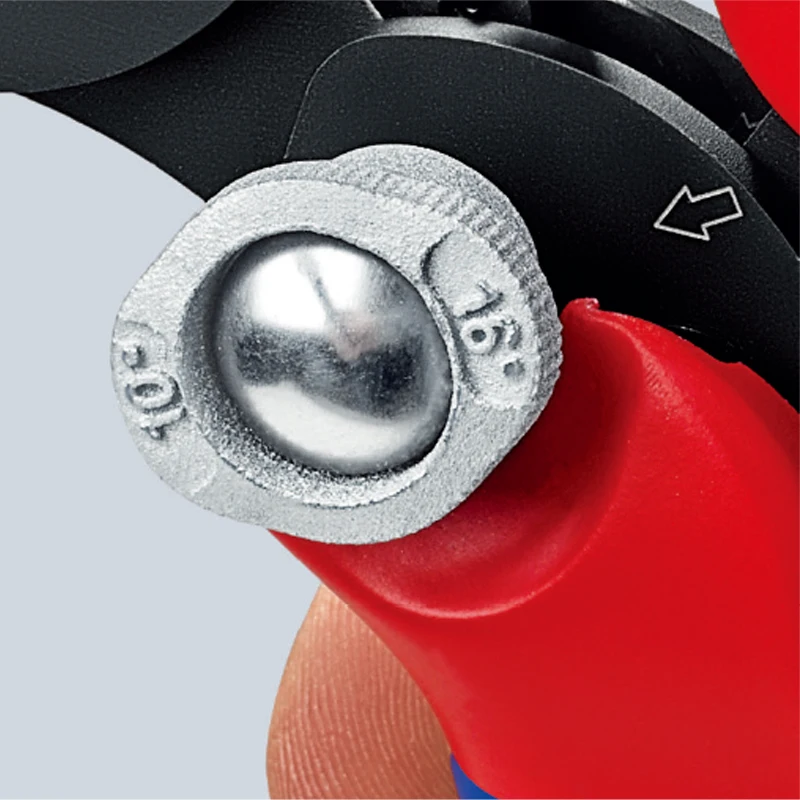 KNIPEX саморегулирующийся трубчатый терминал давления квадратный шестигранный шарнир давления 975304/14